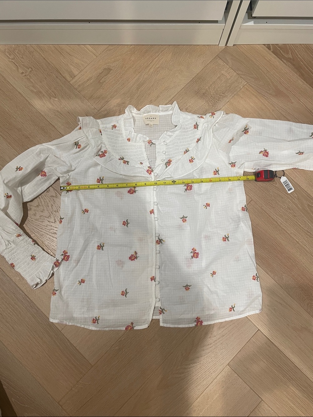 Sezane Donna Blouse NWT Europen Size 34/ US Size 2 Like New - Picture 14 of 14